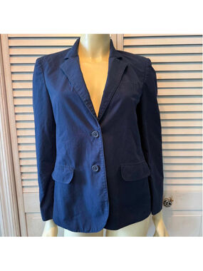 Women's Thimbles Navy Blue Blazer Jacket Size 12